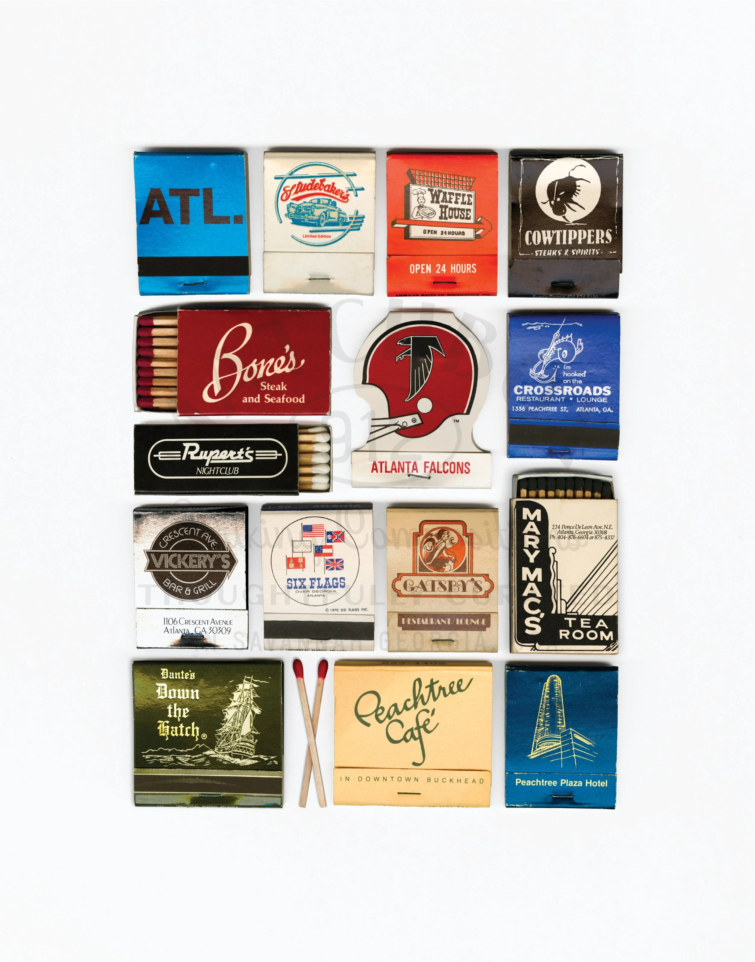 Atlanta-Georgia-Matchbook-Art — Matchbox 912